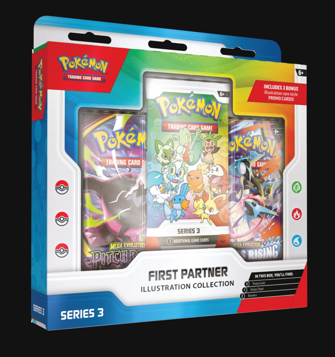 Pokemon First Partner Illustration Collection - Series 3, English Edition